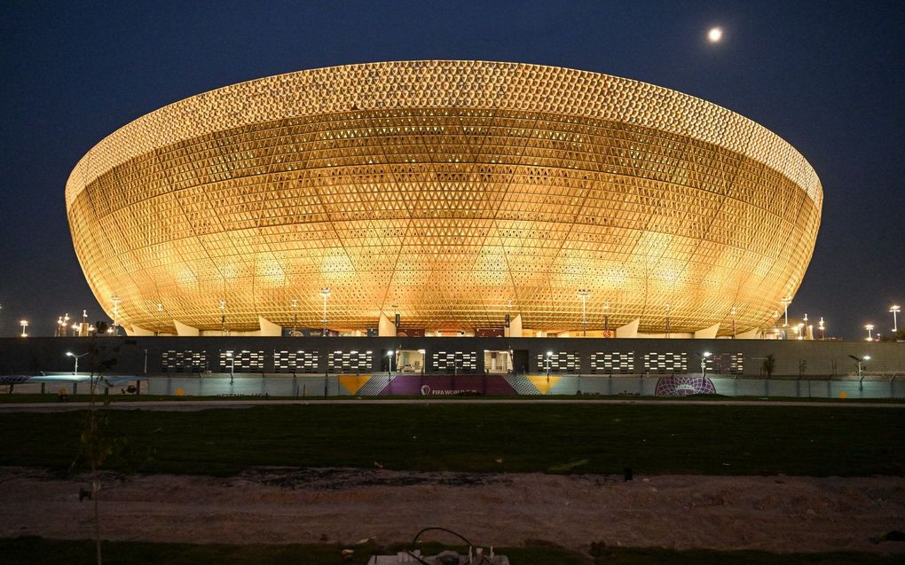 Het gloednieuwe Lusailstadion in Qatar.  beeld AFP, Kirill KUDRYAVTSEV