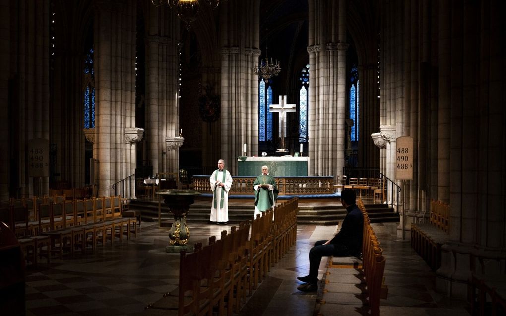 In een groot aantal kerken hebben seculiere waarden invloed gekregen. De Kerk van Zweden loopt voorop rond linkse thema’s. beeld AFP, Pontus Lundahl