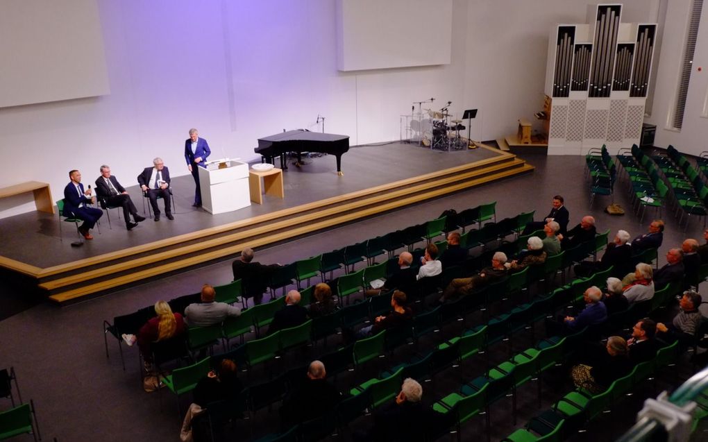 Het symposium had plaats in de Amersfoortse Ontmoetingskerk. beeld Gerrit van Dijk