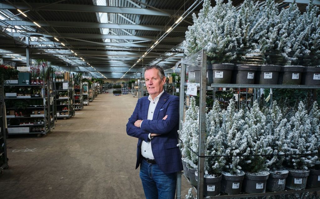 Cees van der Meij: „Planten zijn een vorm van luxe, maar in de voorbije decennia bleek de branche niet heel conjunctuurgevoelig.” beeld Roel Dijkstra Fotografie