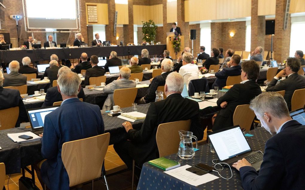 Vergadering van de generale synode van de CGK in Nunspeet. beeld RD, Anton Dommerholt