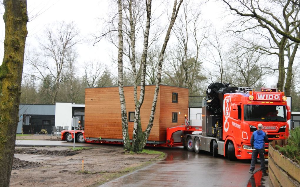 De dieplader heeft pendelassen met grote wendbaarheid. beeld Sjaak van de Groep