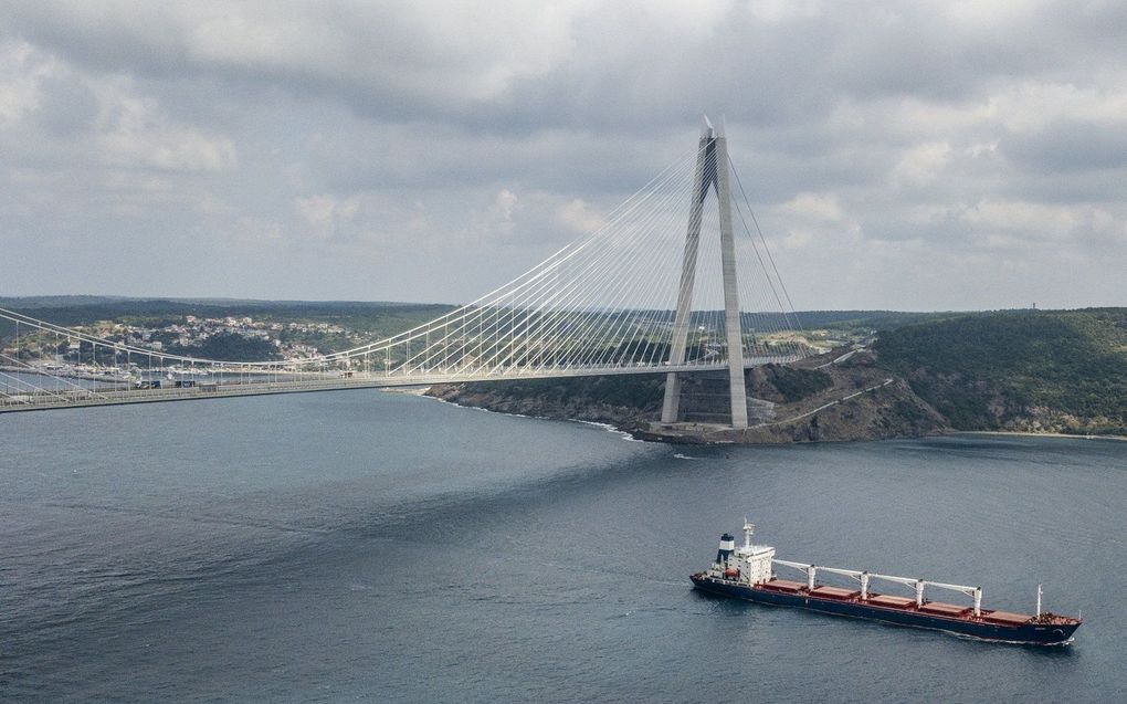 De Bosporus bij  Istanbul. beeld AFP, Ozan KOSE