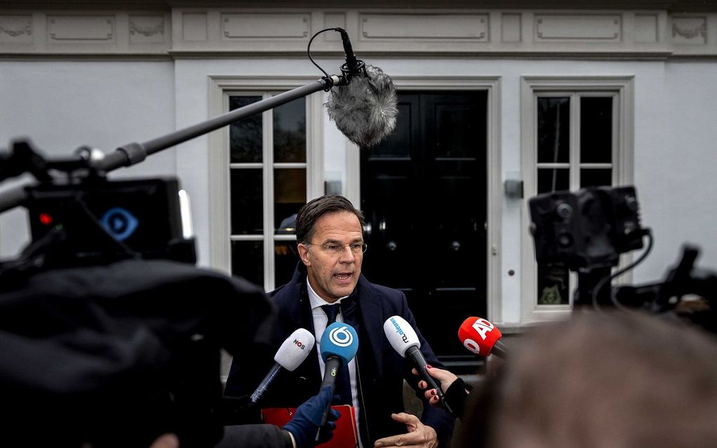 Premier Rutte. beeld ANP, Remko de Waal