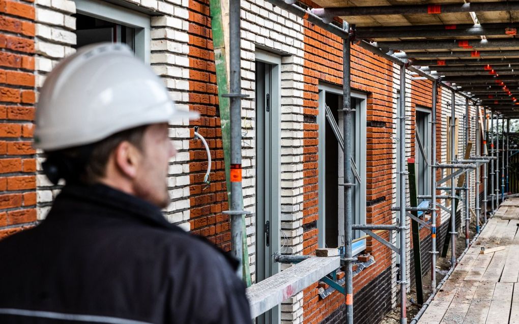 Nieuwbouw in het centrum van Dordrecht. beeld ANP, Jeffrey Groeneweg