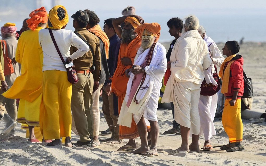 Hindoes in India. beeld AFP,  Sanjay Kanojia