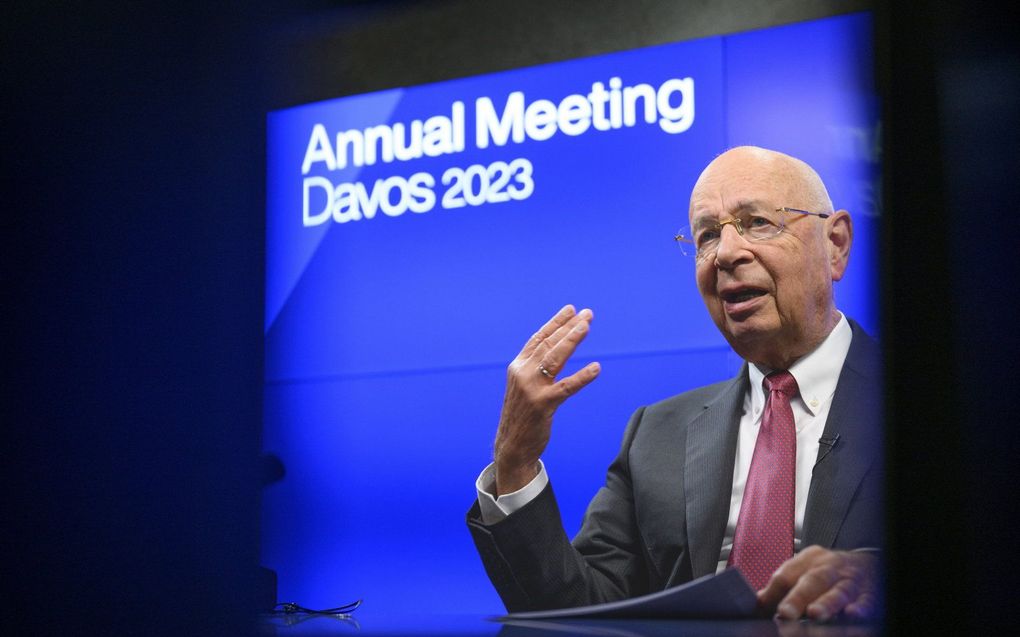 Klaus Schwab, oprichter en voorzitter van het WEF. beeld EPA, LAURENT GILLIERON