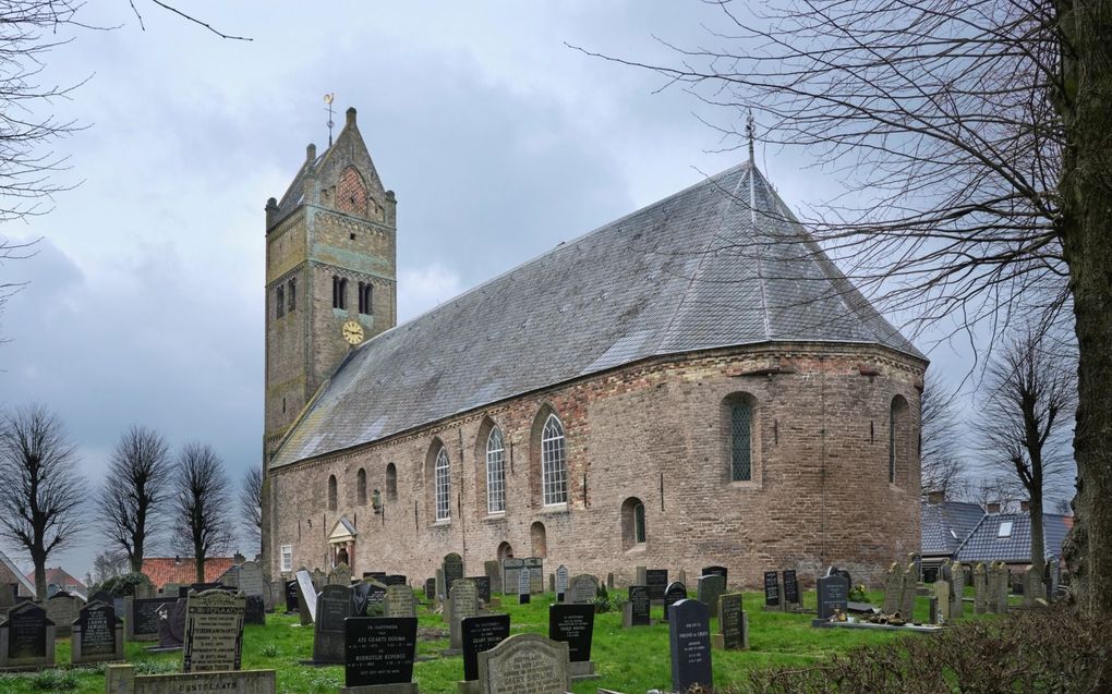 De "Redbadtsjerke" in Jorwert. beeld Sjaak Verboom