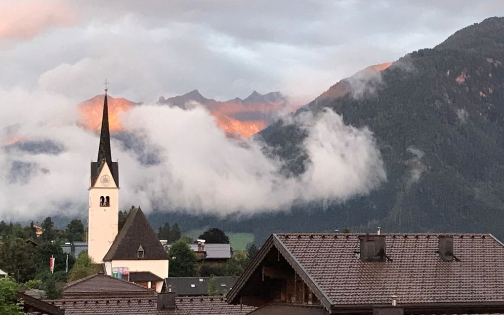 Kerk in Oostenrijk Wald im Pinzgau. beeld RD