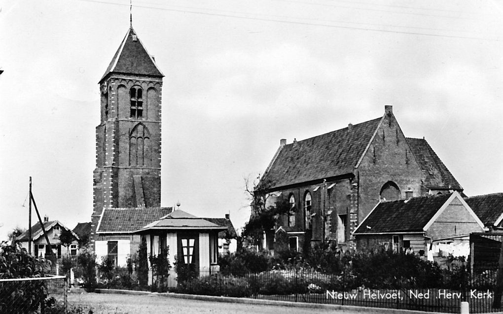 Oude foto van de voormalige hervormde Corneliuskerk. beeld Reliwiki