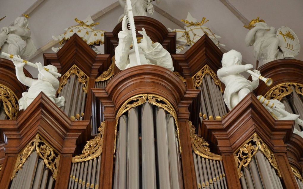 Detail van het orgel in Bolsward. beeld RD