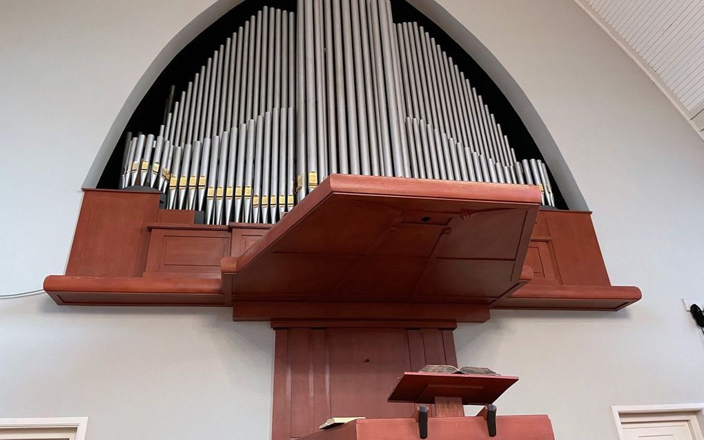 Het orgel in de Julianakerk in Veenendaal. beeld Matthijs Verhoeks