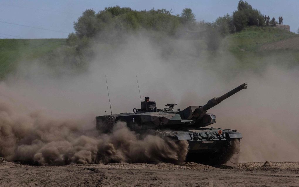 Een Leopardtank. beeld AFP, Wojtek Radwanski