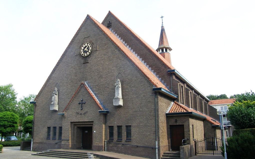 De kerk van de Heilige Familie in Langenboom. beeld Wikimedia