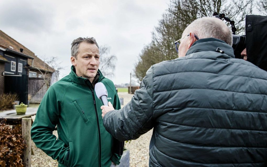 Bart Kemp van boerenorganisatie Agractie. beeld ANP, Sem van der Wal