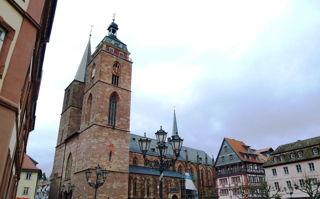 Kerk in Neustadt an der Weinstrasse. beeld RD