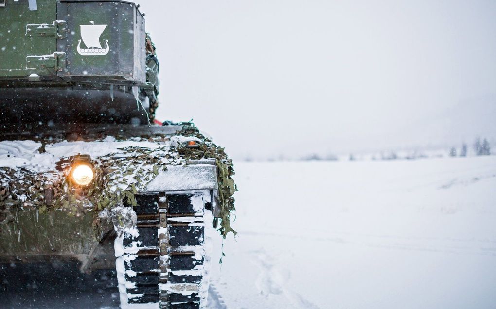 Meerdere landen gaan tanks leveren aan Oekraïne in de oorlog tegen Rusland. beeld EPA, Frederik Ringnes