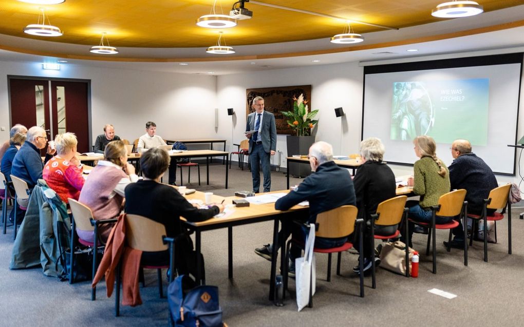 Cursisten van de cursus Theologische Vorming Gemeenteleden (TVG). beeld André Dorst