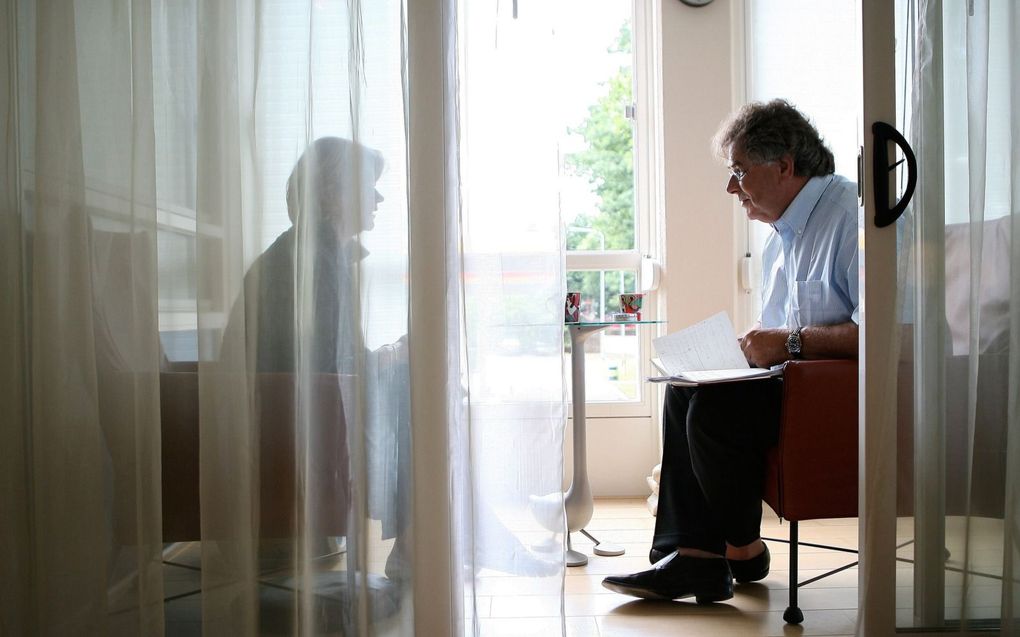 Vertrouwelijk gesprek. beeld RD, Henk Visscher