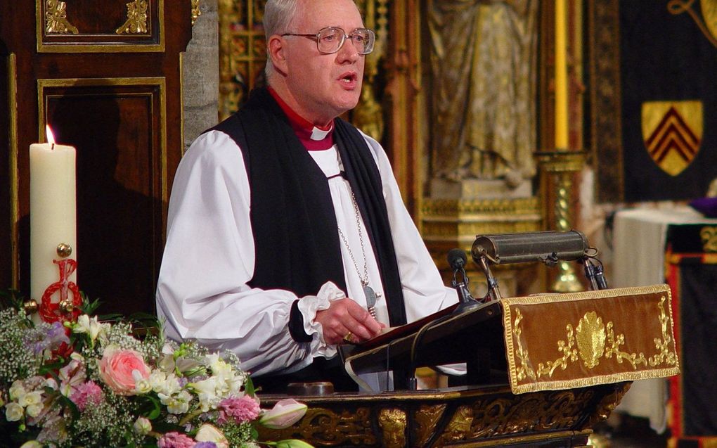 Dr. George Carey, voormalig aartsbisschop van Canterbury. (foto uit 2002). beeld AFP, Ben Curtis