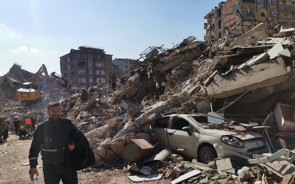 Ravage in Antakya, het oude Antiochië. beeld Jacob Hoekman