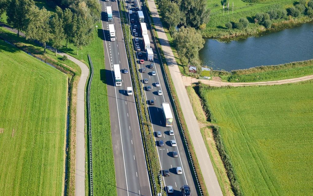 „Hij vroeg en passant of ik ook behoor tot de dominees van rechts op de kansel en van links op de weg.” beeld Rijkswaterstaat