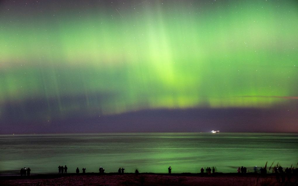 Noorderlicht in Denemarken. beeld AFP/Ritzau Scanpix, Mads Claus Rasmussen