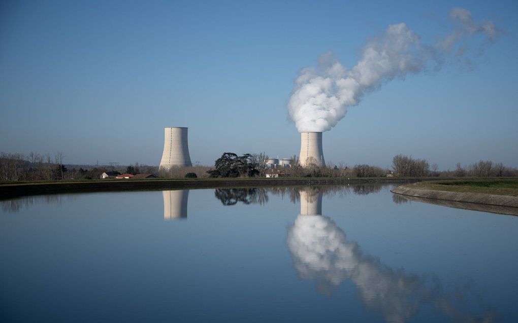 Kerncentrale in het Zuid-Franse Golfech. beeld AFP, Matthieu RONDEL