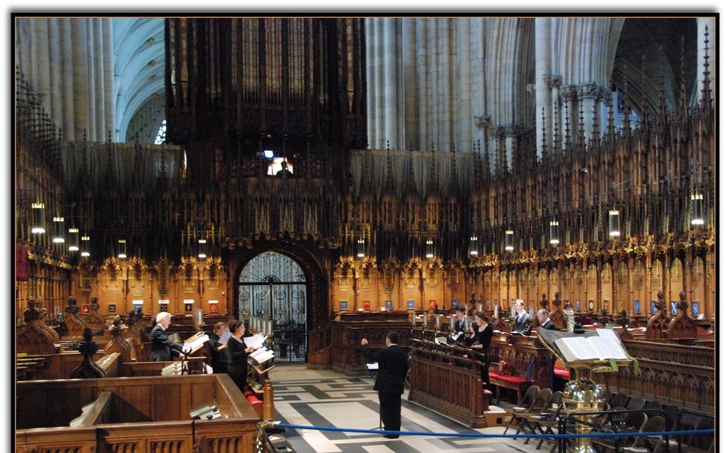 Choir Evensong in York, Engeland. beeld RD