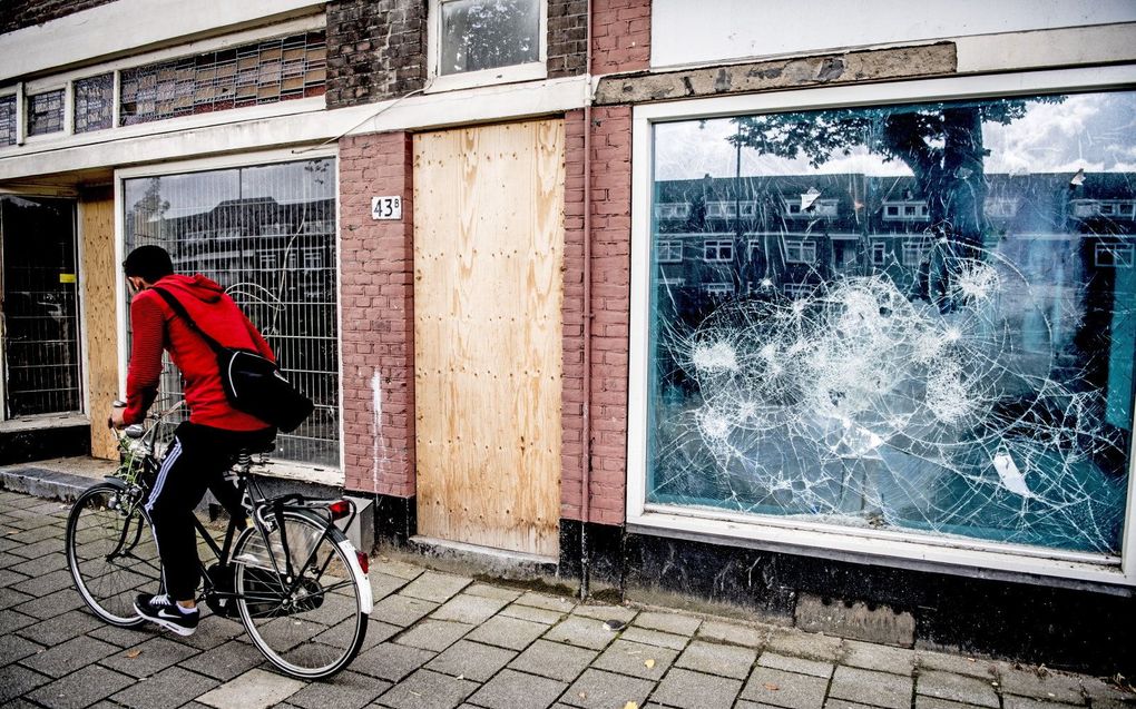 Straatbeeld in de Rotterdamse wijk Feijenoord. beeld ANP ROBIN UTRECHT