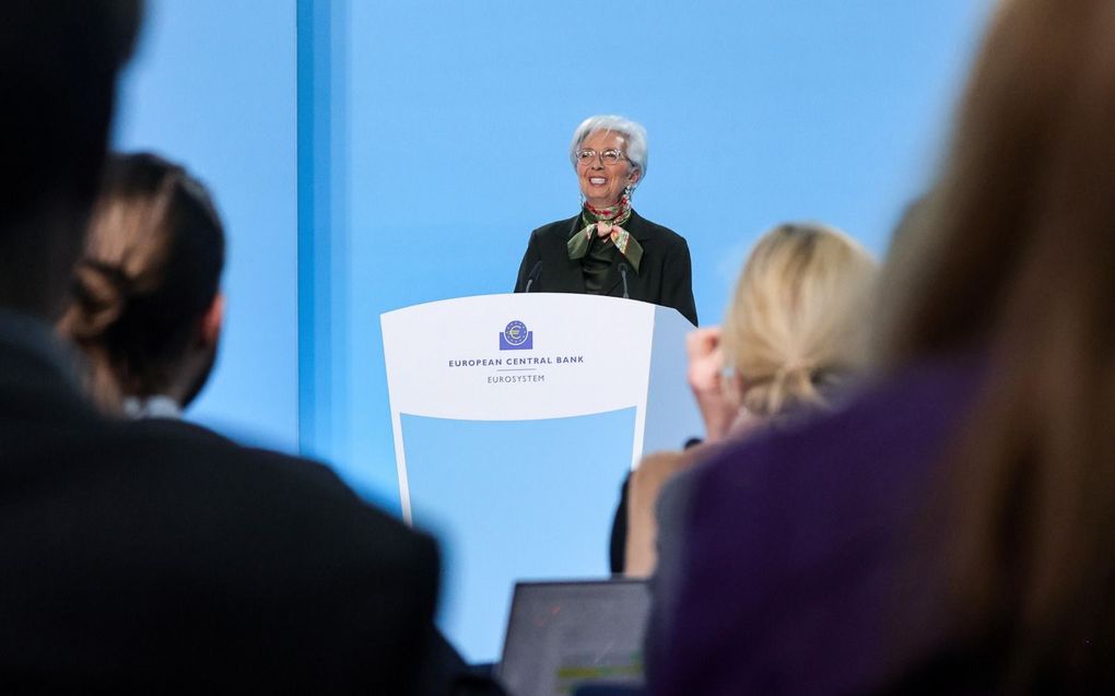 ECB-president Christine Lagarde. beeld EPA, Friedemann Vogel