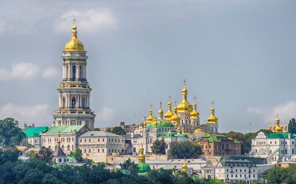 Het wereldberoemde Holenklooster in Kyiv. beeld Wikimedia