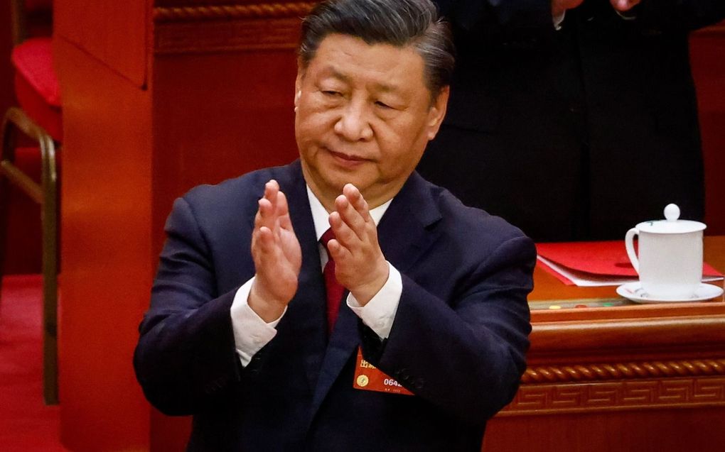 Xi Jinping. beeld EPA, Mark R. Cristino