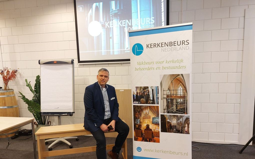 Marco van de Wetering, directeur van de kerkenbeurs. beeld Bastiaan van Soest