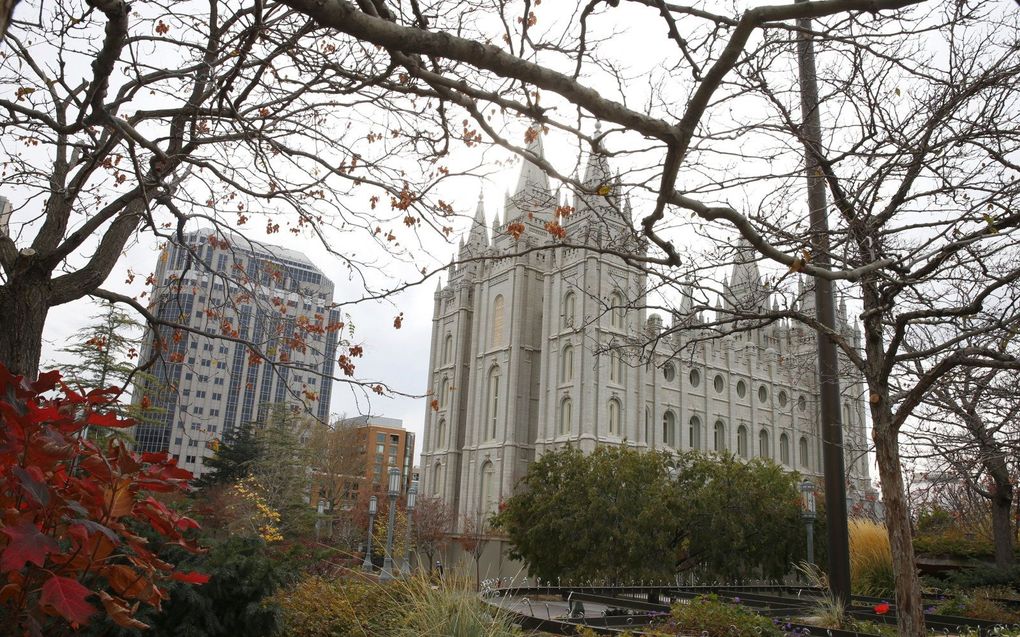 Mormon Temple in Salt Lake City (Utah). beeld AFP, George Frey