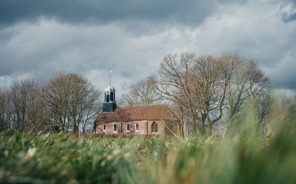 Kerk in het Groningse buurtschap Fransum. beeld Sjaak Verboom