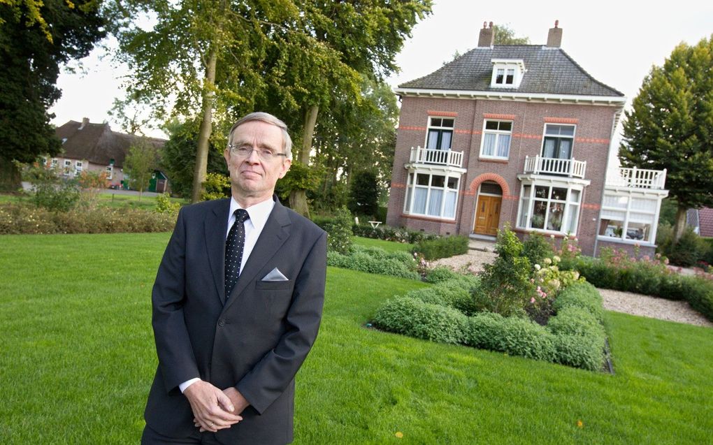 Ds. H. Born heeft zondagmiddag afscheid genomen van de hervormde gemeente Rouveen-Staphorst. Hij gaat met emeritaat. Foto: 2012. beeld Anton Dommerholt, RD