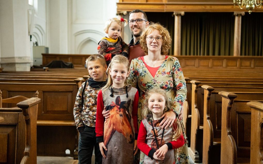 Familie van Luik. Gertjan van Luik is door de ZGG benoemd als evangelist in Ecuador. beeld Stralende liefde