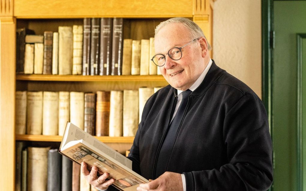 In Linschoten wordt zaterdag het vijfde en laatste deel van de Encyclopedie Nadere Reformatie gepresenteerd. Coördinator van de uitgave, J.H. Rozendaal uit Doornspijk, is blij met het eindresultaat. beeld André Dorst