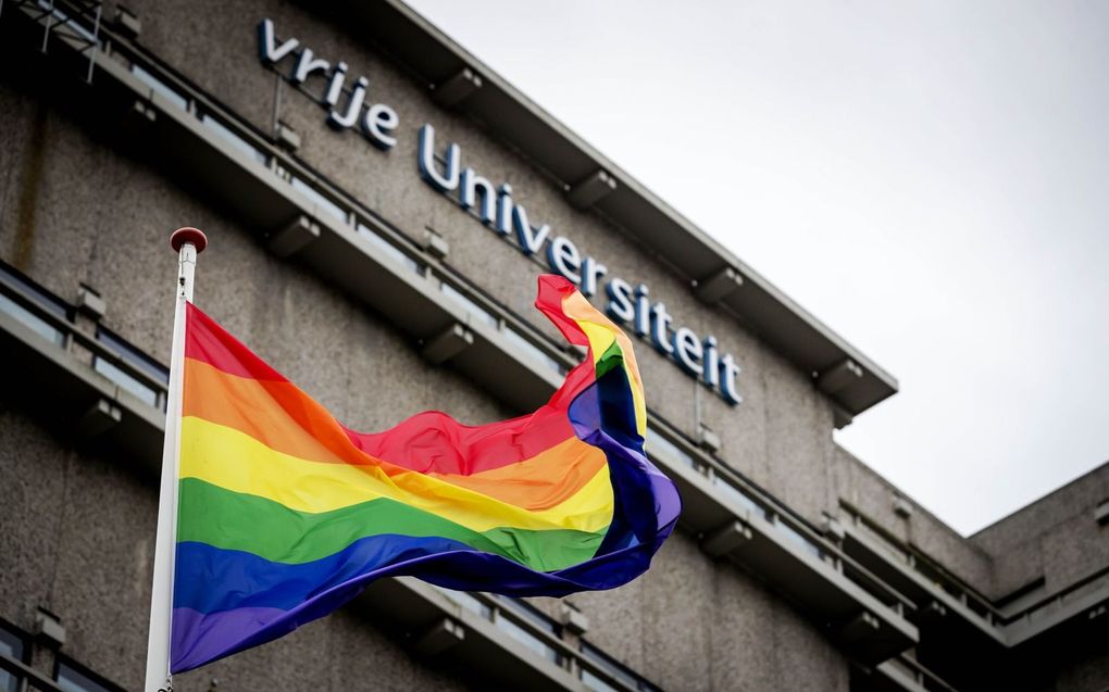 Studenten en docenten durven niet meer vrijuit te spreken in colleges door de cancelcultuur op de VU, stelt de Vrijmoedige Studentenpartij. beeld ANP, Robin van Lonkhuijsen