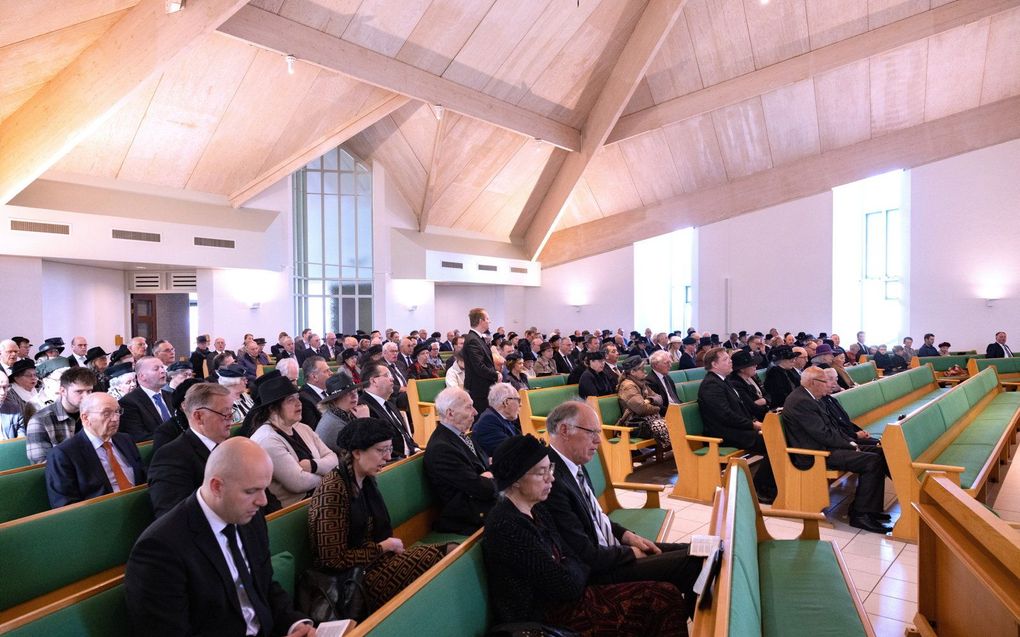 Ontmoetingsdag van Bewaar het Pand, zaterdag in de christelijke gereformeerde kerk in Werkendam. beeld Dirk Hol