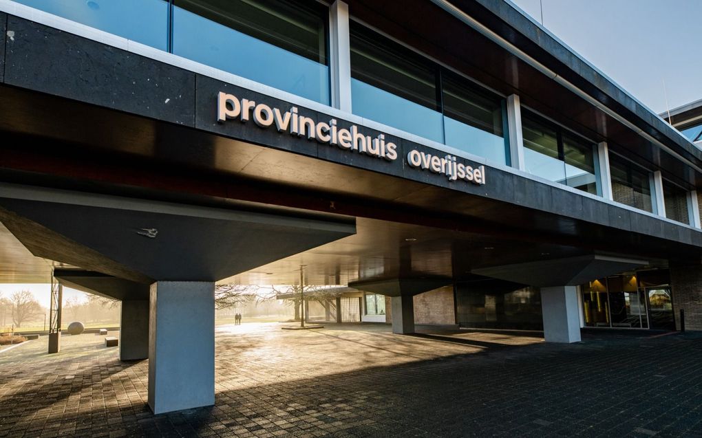 Het provinciehuis van Overijssel in Zwolle. beeld Ferdy Damman