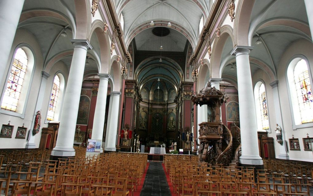 Kerk in het Vlaamse Nazareth. beeld RD, Anton Dommerholt