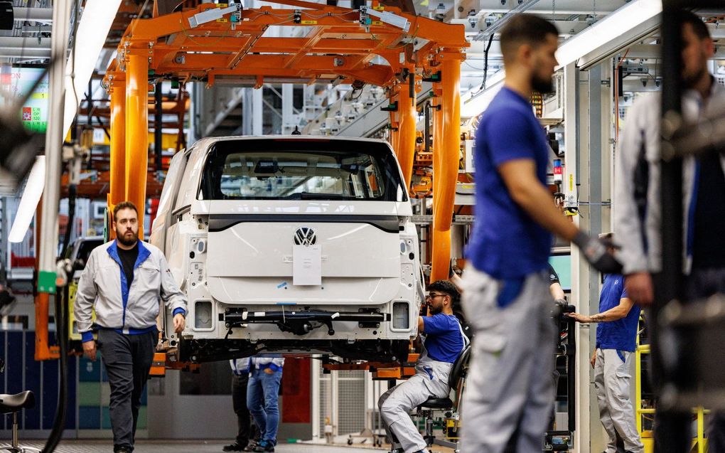 Volkswagenfabriek in het Duitse Hannover. beeld AFP, Axel Heimken