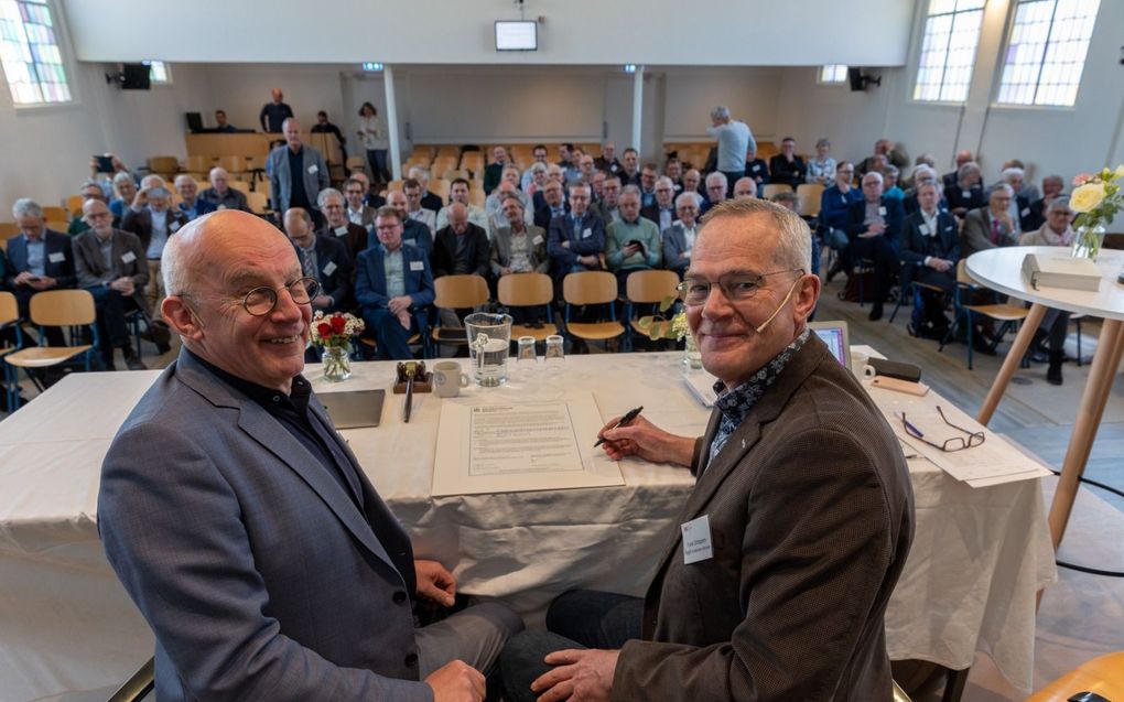 Dinand Krol (l.) en Frans Schippers, beeld Martin Droog