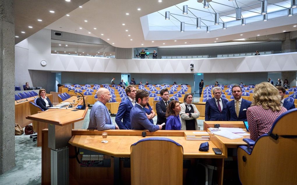 Verrtouwen in de Tweede Kamer is extreem laag. beeld ANP