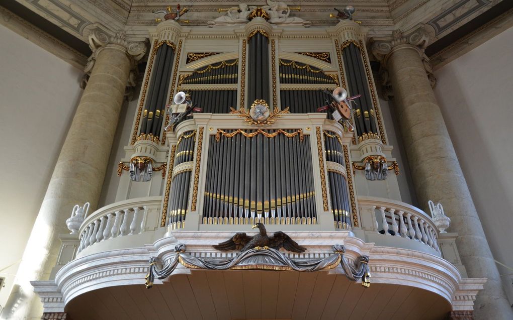 Het De Rijckere-orgel van de Middelburgse Oostkerk. beeld Gert de Looze