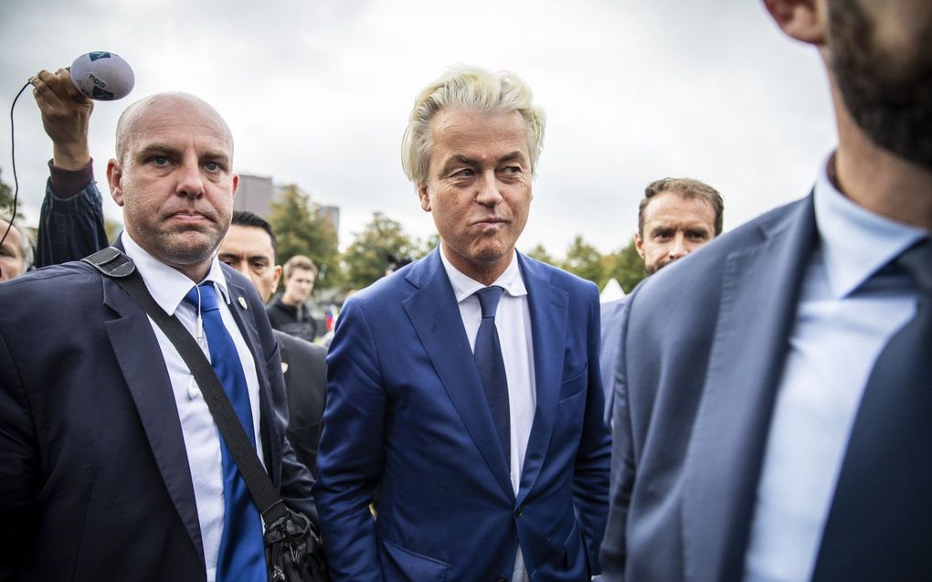 De stijging komt vooral voort uit het toegenomen aantal meldingen door één Tweede Kamerlid, Geert Wilders. beeld ANP, Laurens van Putten