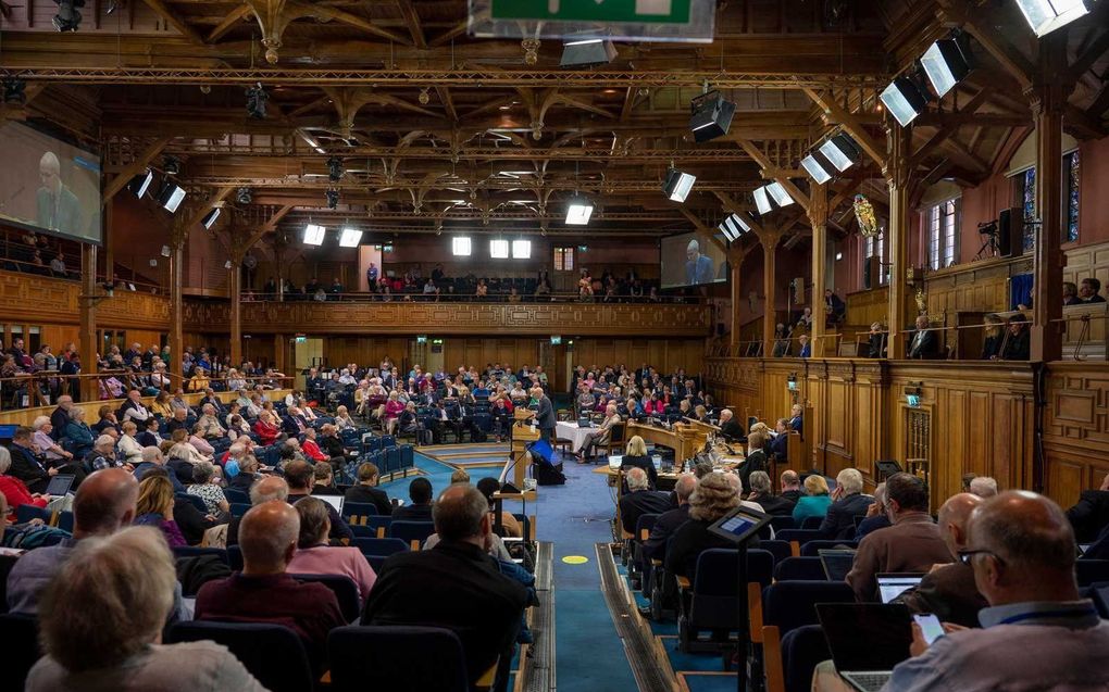 Eerdere bijeenkomst van generale synode van de Kerk van Schotland. beeld Andrew O'Brien