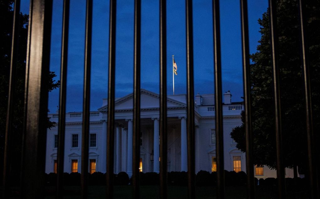 Door een akkoord over het verhogen van het Amerikaanse schuldenplafond lijkt sluiting van de federale overheid vooralsnog afgewend. beeld AFP, Samuel Corum